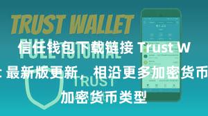 信任钱包下载链接 Trust Wallet 最新版更新，相沿更多加密货币类型